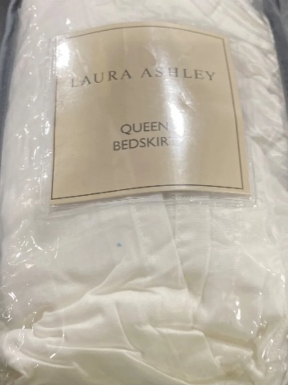 QUEEN Bed Skirt 15” Drop 100% Cotton - SOLID WHITE